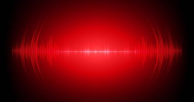 Sound Wave audio. Abstract Digital Music Equalizer Waves.