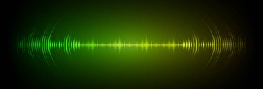 Sound Wave audio. Abstract Digital Music Equalizer Waves.