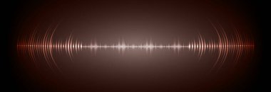 Sound Wave audio. Abstract Digital Music Equalizer Waves.