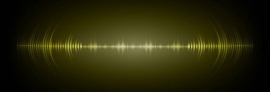 Sound Wave audio. Abstract Digital Music Equalizer Waves.