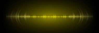 Sound Wave audio. Abstract Digital Music Equalizer Waves.