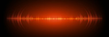 Sound Wave audio. Abstract Digital Music Equalizer Waves.