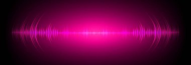 Sound Wave audio. Abstract Digital Music Equalizer Waves.