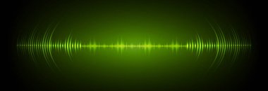 Sound Wave audio. Abstract Digital Music Equalizer Waves.