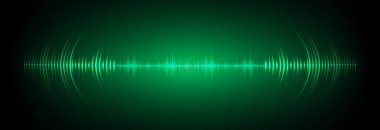 Sound Wave audio. Abstract Digital Music Equalizer Waves.