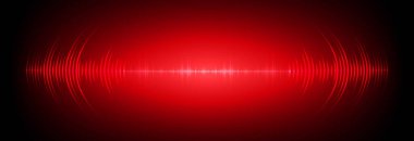 Sound Wave audio. Abstract Digital Music Equalizer Waves.