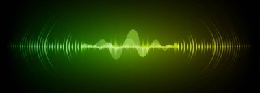 Sound Wave audio. Abstract Digital Music Equalizer Waves.