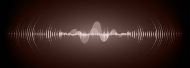 Sound Wave audio. Abstract Digital Music Equalizer Waves.