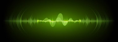 Sound Wave audio. Abstract Digital Music Equalizer Waves.