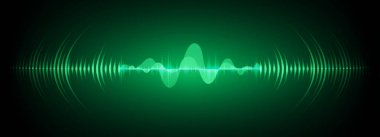 Sound Wave audio. Abstract Digital Music Equalizer Waves.