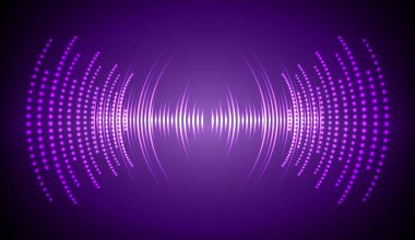 Sound Wave audio. Abstract Digital Music Equalizer Waves.