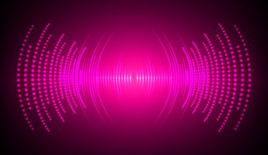 Sound Wave audio. Abstract Digital Music Equalizer Waves.