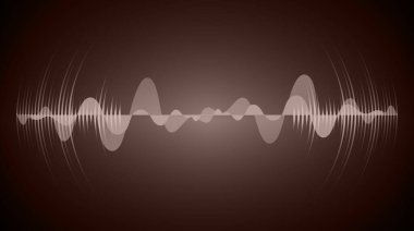 Sound Wave audio. Abstract Digital Music Equalizer Waves.