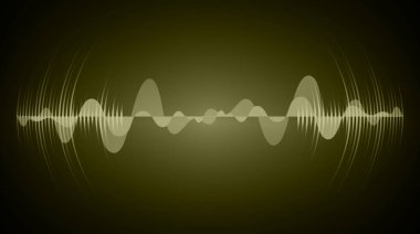 Sound Wave audio. Abstract Digital Music Equalizer Waves.