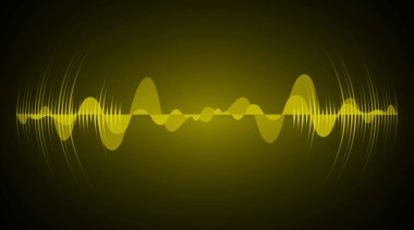 Sound Wave audio. Abstract Digital Music Equalizer Waves.
