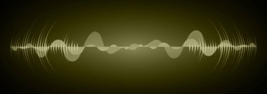 Sound Wave audio. Abstract Digital Music Equalizer Waves.