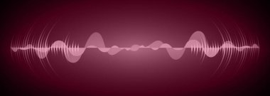 Sound Wave audio. Abstract Digital Music Equalizer Waves.