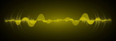 Sound Wave audio. Abstract Digital Music Equalizer Waves.