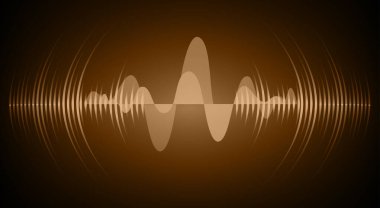 Sound Wave audio. Abstract Digital Music Equalizer Waves.