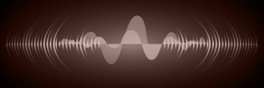 Sound Wave audio. Abstract Digital Music Equalizer Waves.