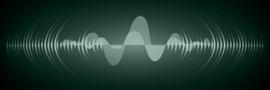 Sound Wave audio. Abstract Digital Music Equalizer Waves.