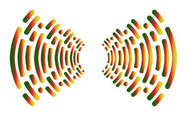 Sound Wave audio. Abstract Digital Music Equalizer Waves.