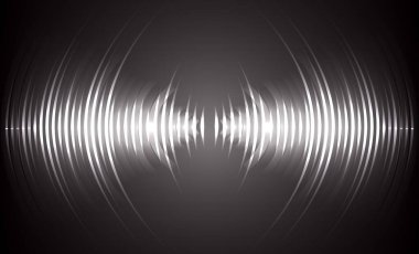 Sound Wave audio. Abstract Digital Music Equalizer Waves.