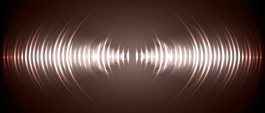 Sound Wave audio. Abstract Digital Music Equalizer Waves.