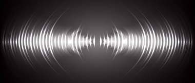 Sound Wave audio. Abstract Digital Music Equalizer Waves.