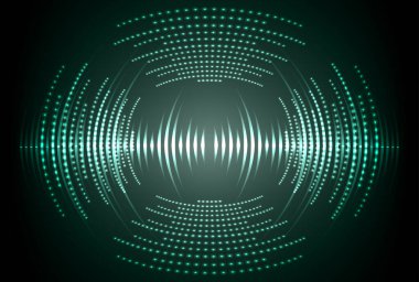 Sound Wave audio. Abstract Digital Music Equalizer Waves.