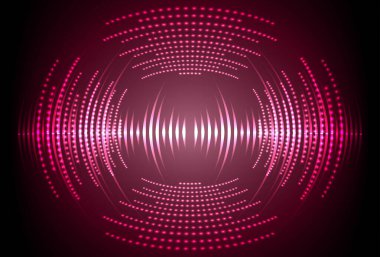 Sound Wave audio. Abstract Digital Music Equalizer Waves.