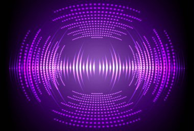 Sound Wave audio. Abstract Digital Music Equalizer Waves.