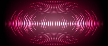 Sound Wave audio. Abstract Digital Music Equalizer Waves.