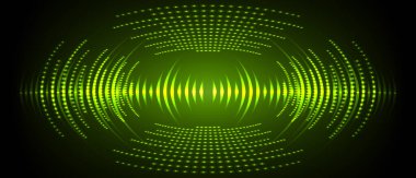 Sound Wave audio. Abstract Digital Music Equalizer Waves.