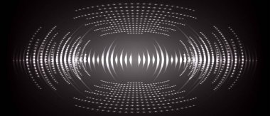 Sound Wave audio. Abstract Digital Music Equalizer Waves.