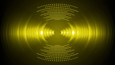 Sound Wave audio. Abstract Digital Music Equalizer Waves.