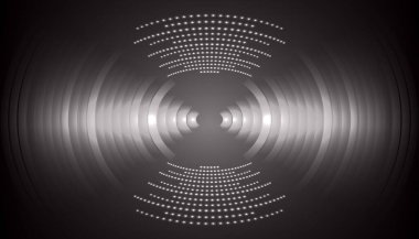 Sound Wave audio. Abstract Digital Music Equalizer Waves.