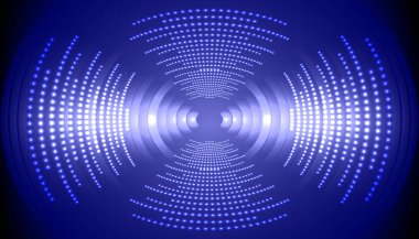 Sound Wave audio. Abstract Digital Music Equalizer Waves.