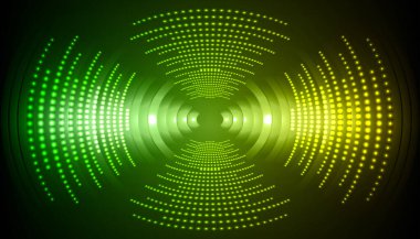 Sound Wave audio. Abstract Digital Music Equalizer Waves.