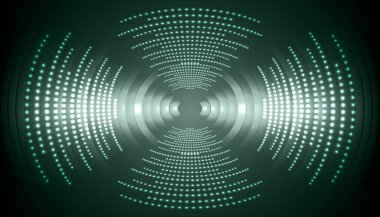 Sound Wave audio. Abstract Digital Music Equalizer Waves.