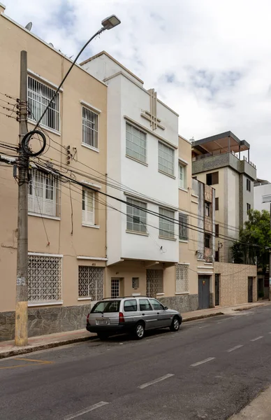 Oud Flatgebouw Belo Horizonte Brazilië — Stockfoto