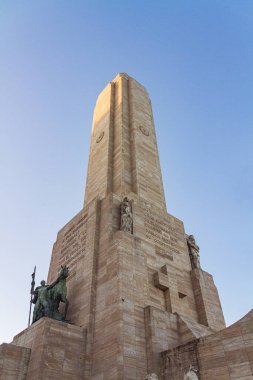 ROSARIO, SANTA F, ARGENTINA PROVINS - 28 HAZİRAN 2020: Ulusal Bayrak Anıtı, Rosario, Arjantin
