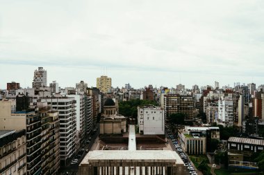 ROSARIO, SANTA F, ARGENTINA PROVINS - 29 Ocak 2020: Ulusal Bayrak Anıtı, Rosario, Arjantin