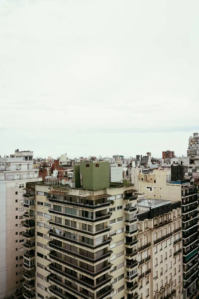 ROSARIO, SANTA F, ARGENTINA İÇİN İŞARETİ - 29 Ocak 2020: Rosario 'nun hava manzarası, Santa Fe, Arjantin