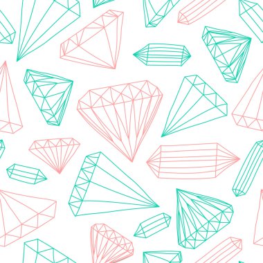 çizilmiş mücevherleri desen el