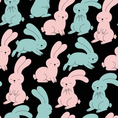 çizilmiş tavşanlar el