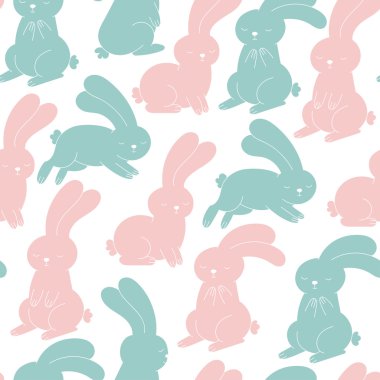 çizilmiş tavşanlar el