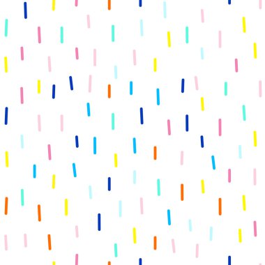 Vektör sorunsuz şirin ve funky desen tire