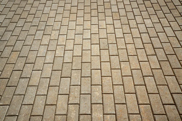 Каменная дорога из цементных блоков — стоковое фото