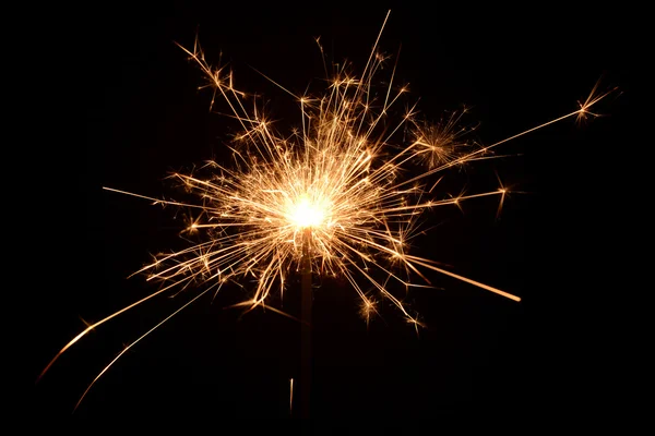 Chispa de Navidad ardiente — Foto de Stock